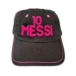 Inter Miami CF Lionel Messi #10 Black Pink Baseball Cap Unisex Adult